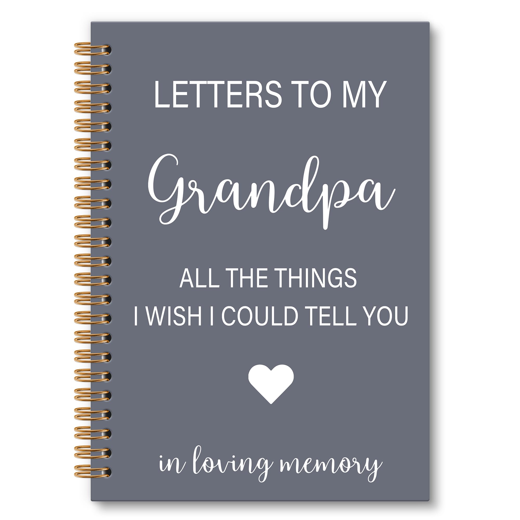 Memorial Gifts for Loss of Dad Grief Notebook Journal, Letters to My Dad in Heaven Journal, Sympathy Notebooks Gifts for Loss of Dad Father, In Loving Memory Sympathy Gifts, 6x8.2In