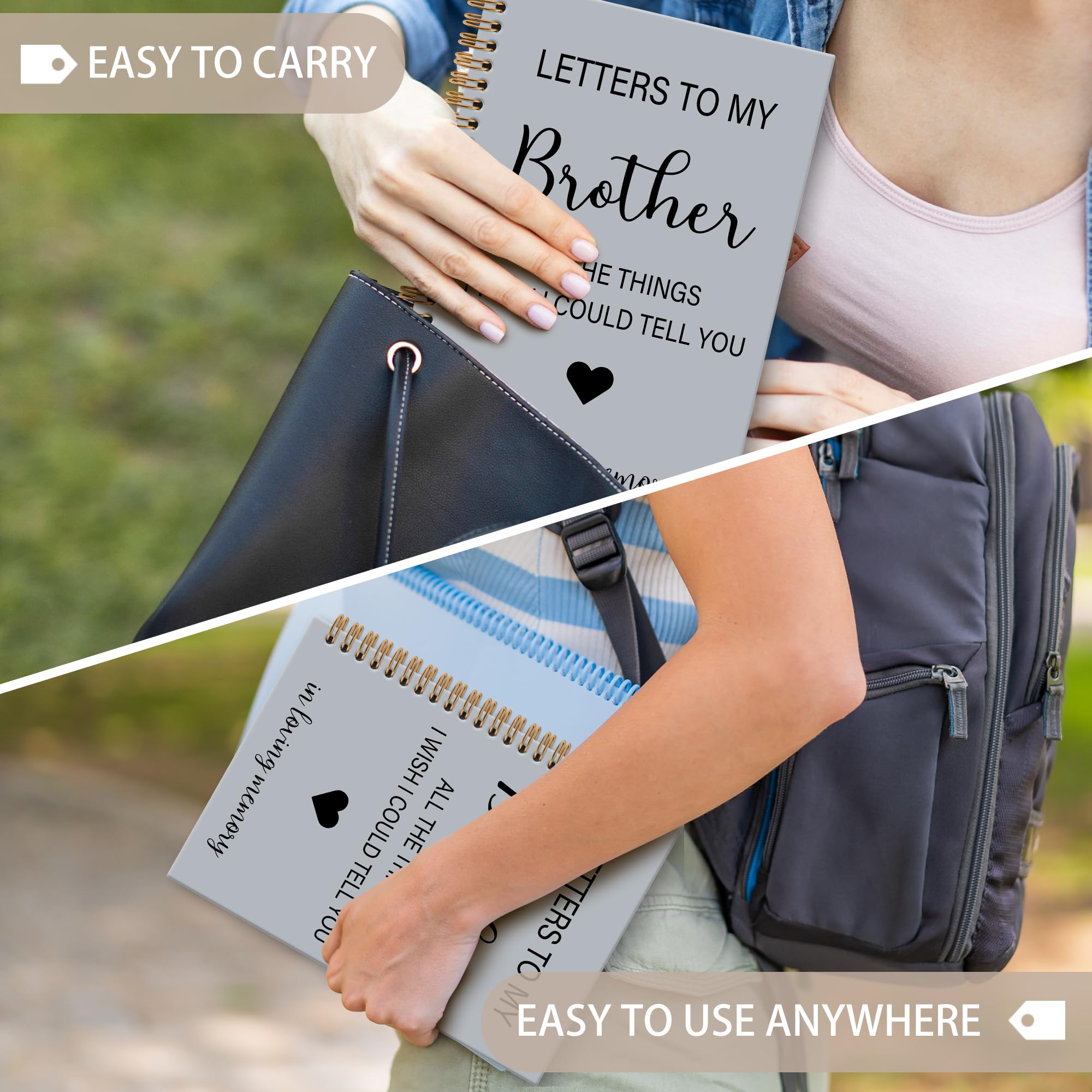 Memorial Gifts for Loss of Dad Grief Notebook Journal, Letters to My Dad in Heaven Journal, Sympathy Notebooks Gifts for Loss of Dad Father, In Loving Memory Sympathy Gifts, 6x8.2In