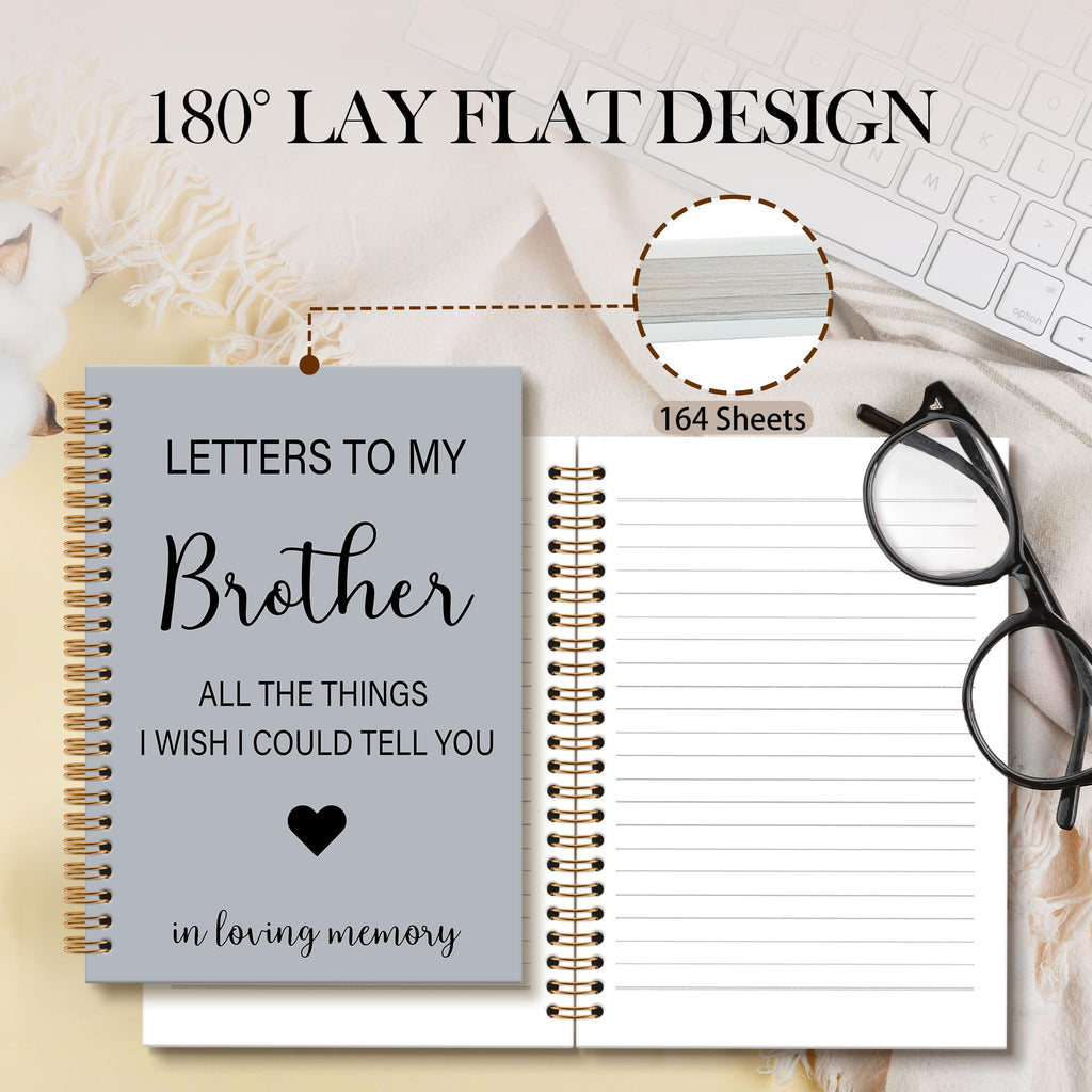 Memorial Gifts for Loss of Dad Grief Notebook Journal, Letters to My Dad in Heaven Journal, Sympathy Notebooks Gifts for Loss of Dad Father, In Loving Memory Sympathy Gifts, 6x8.2In