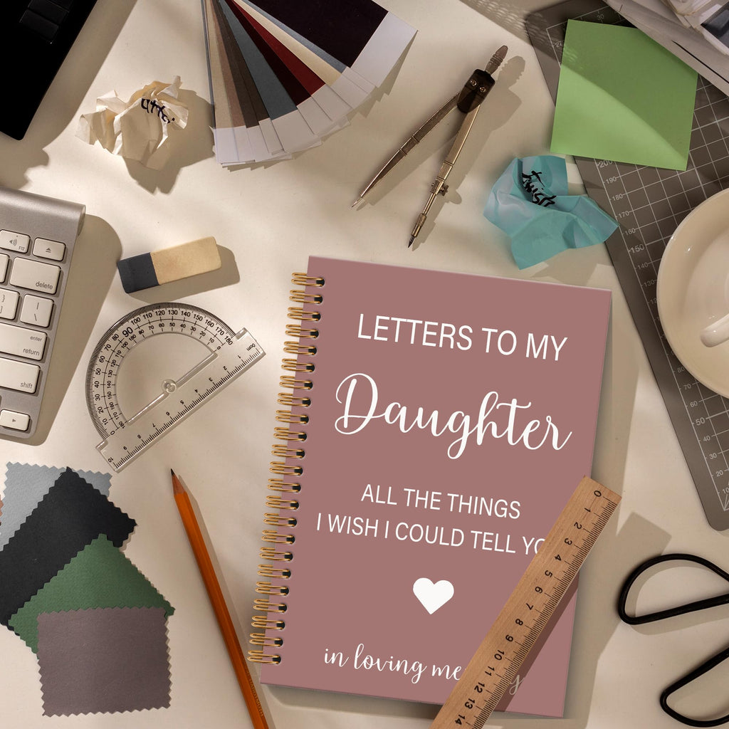 Memorial Gifts for Loss of Dad Grief Notebook Journal, Letters to My Dad in Heaven Journal, Sympathy Notebooks Gifts for Loss of Dad Father, In Loving Memory Sympathy Gifts, 6x8.2In
