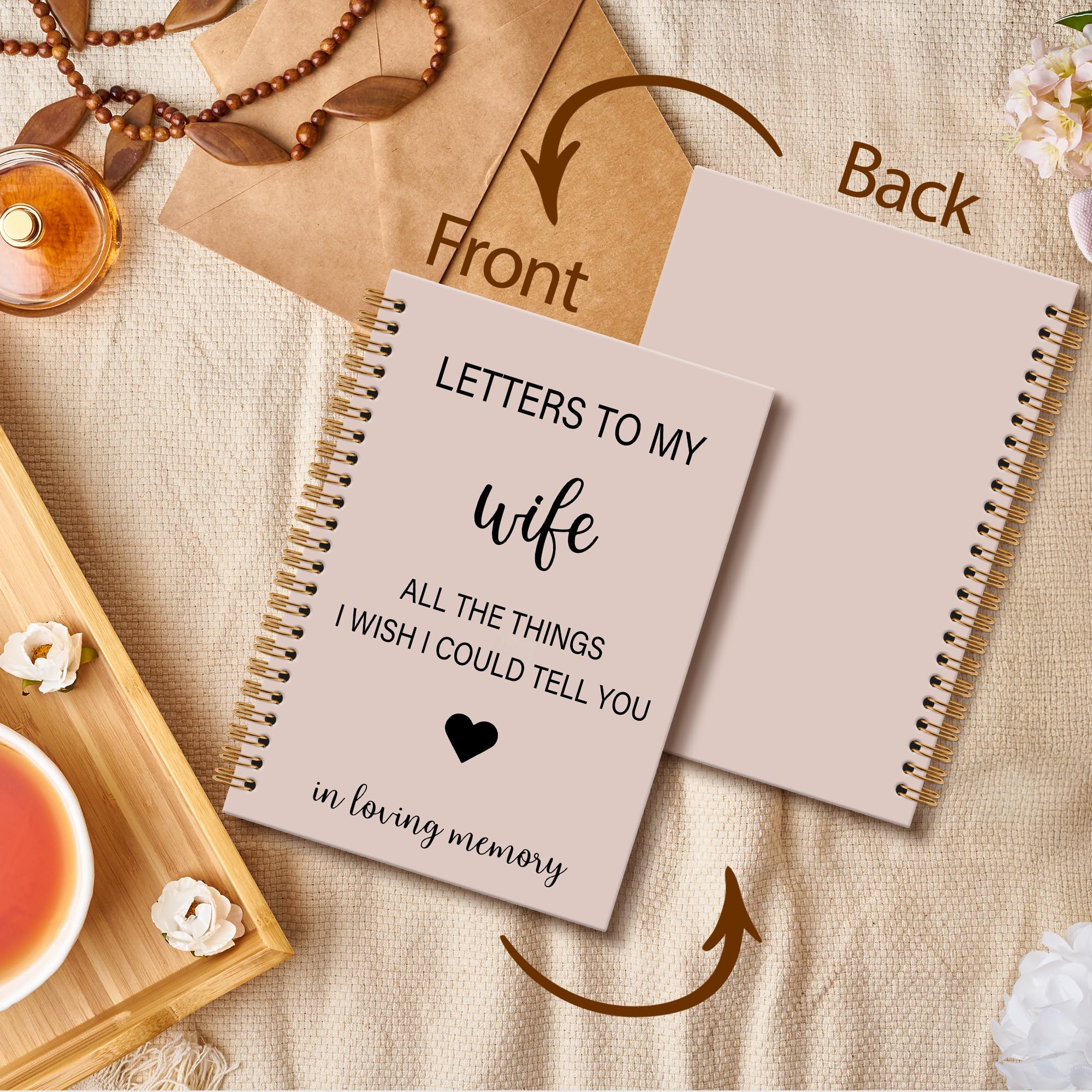 Memorial Gifts for Loss of Dad Grief Notebook Journal, Letters to My Dad in Heaven Journal, Sympathy Notebooks Gifts for Loss of Dad Father, In Loving Memory Sympathy Gifts, 6x8.2In
