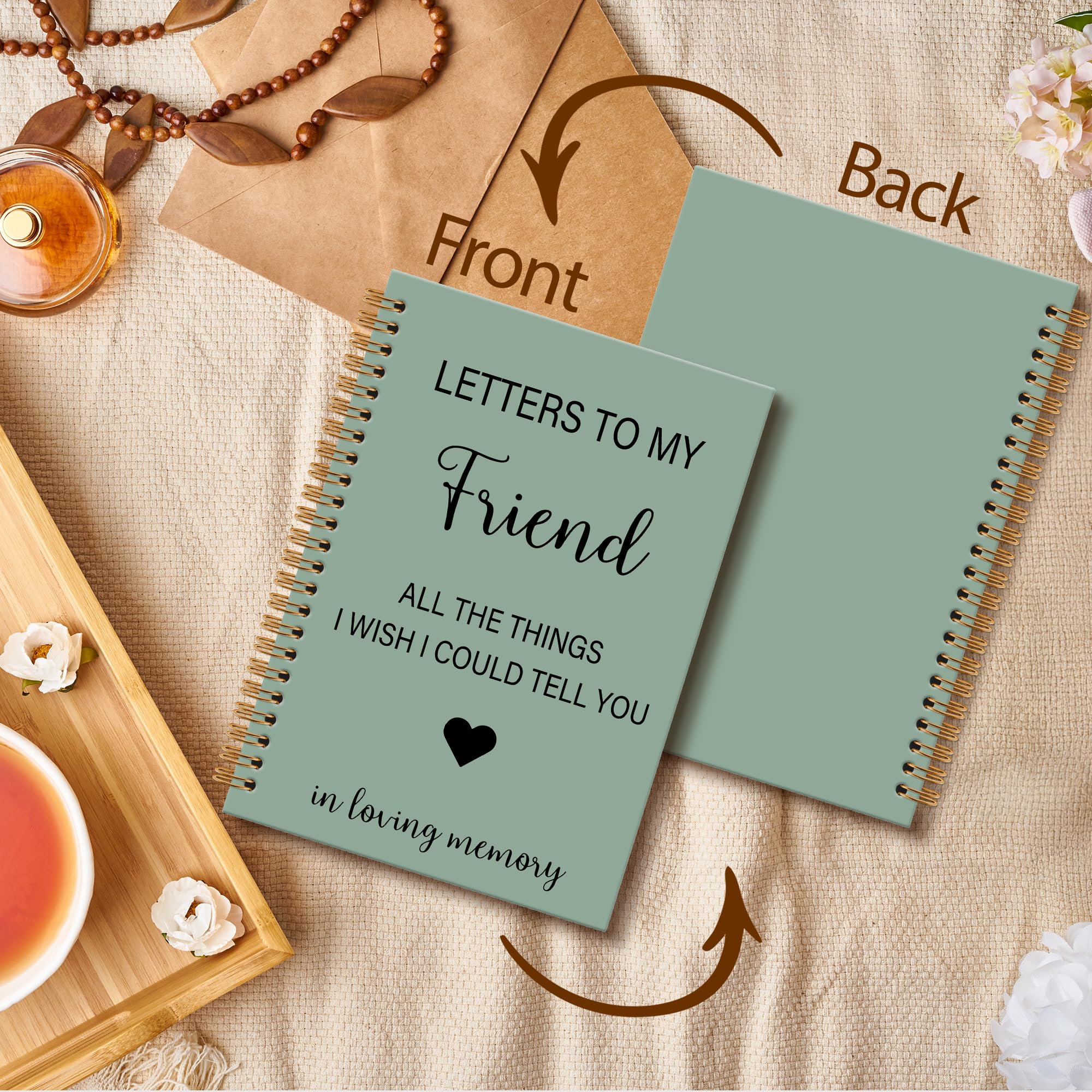 Memorial Gifts for Loss of Dad Grief Notebook Journal, Letters to My Dad in Heaven Journal, Sympathy Notebooks Gifts for Loss of Dad Father, In Loving Memory Sympathy Gifts, 6x8.2In