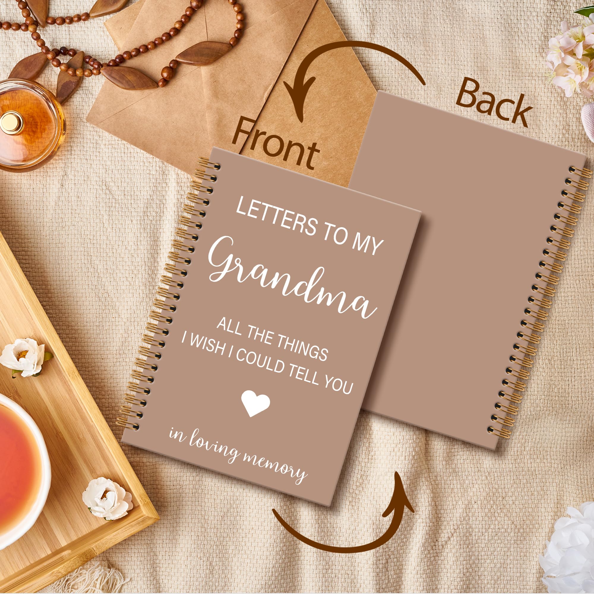 Memorial Gifts for Loss of Dad Grief Notebook Journal, Letters to My Dad in Heaven Journal, Sympathy Notebooks Gifts for Loss of Dad Father, In Loving Memory Sympathy Gifts, 6x8.2In