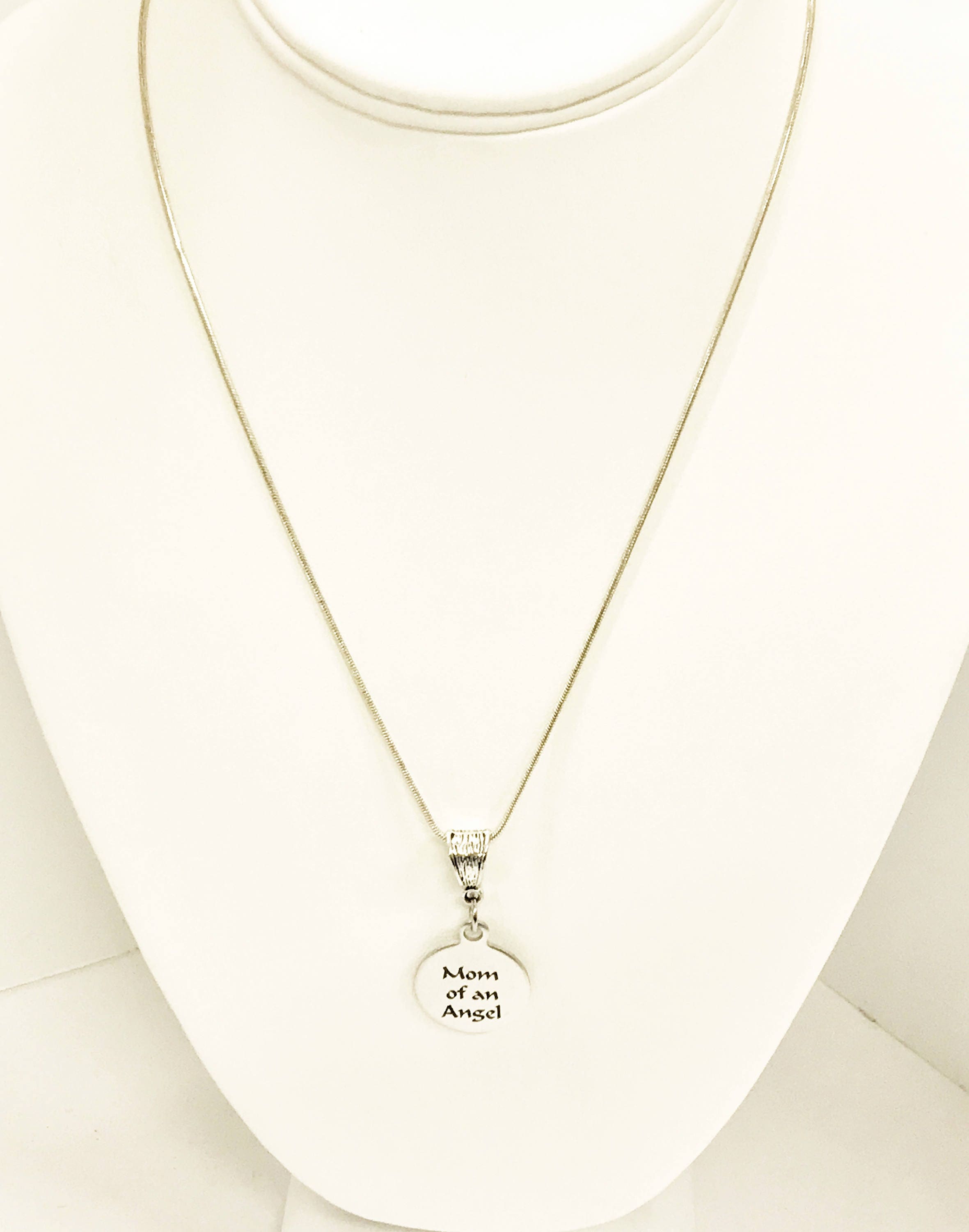 Miscarriage Memorial Necklace, Mom Of An Angel Necklace, Miscarriage Memorial Gift, Miscarriage Necklace, Child Loss Jewelry, Angel Mom Gift