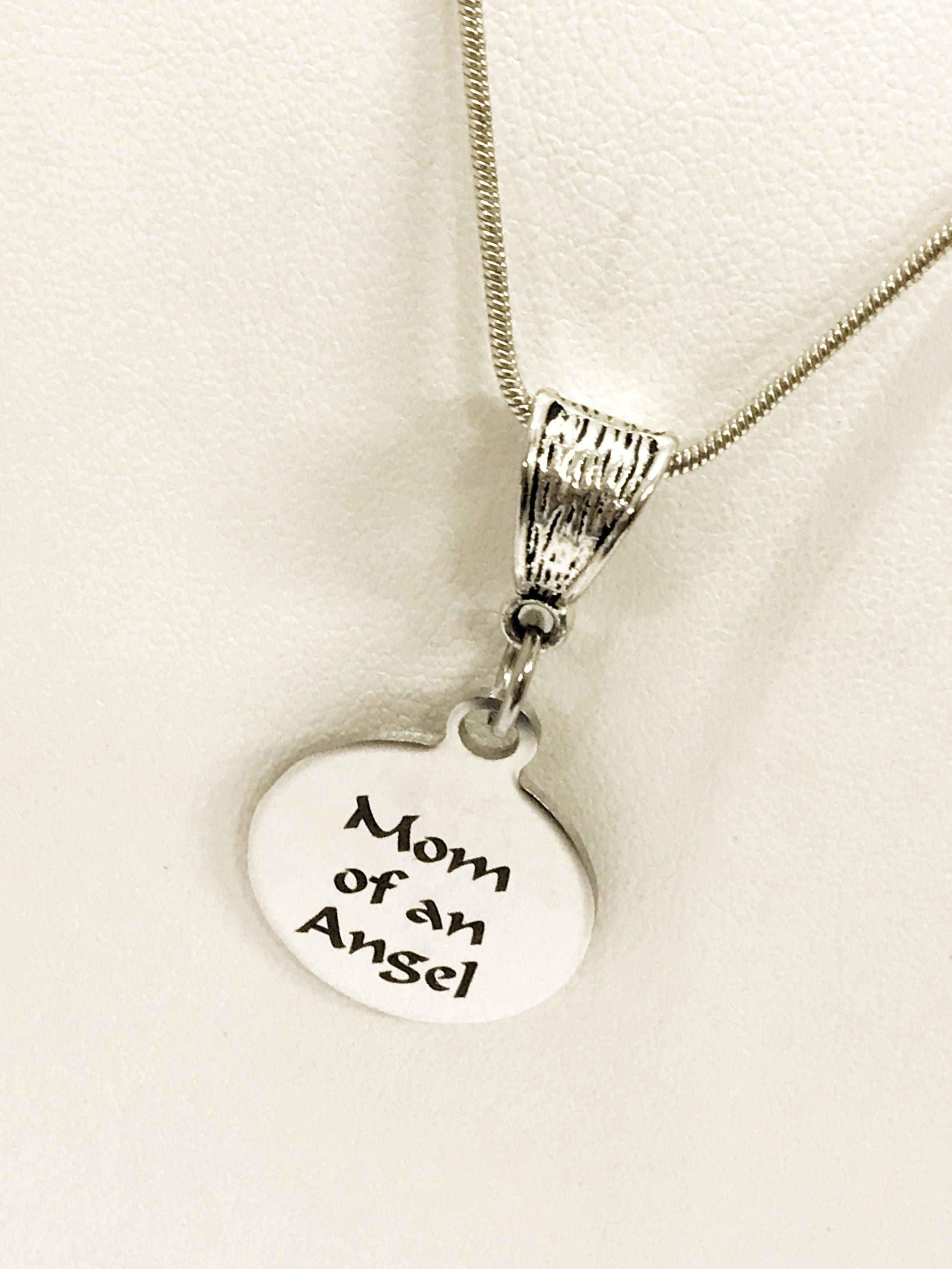 Miscarriage Memorial Necklace, Mom Of An Angel Necklace, Miscarriage Memorial Gift, Miscarriage Necklace, Child Loss Jewelry, Angel Mom Gift