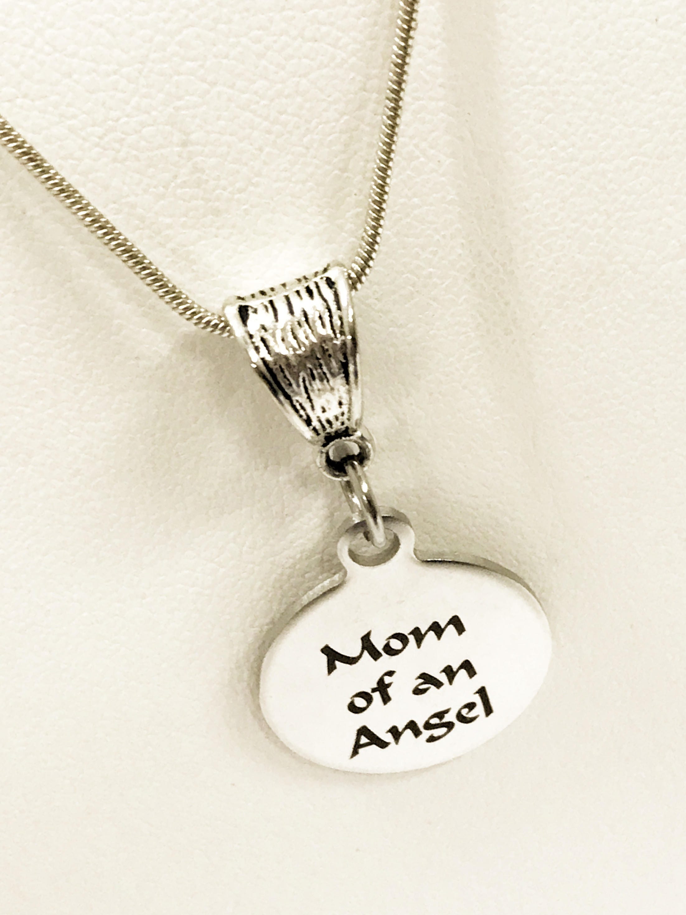 Miscarriage Memorial Necklace, Mom Of An Angel Necklace, Miscarriage Memorial Gift, Miscarriage Necklace, Child Loss Jewelry, Angel Mom Gift